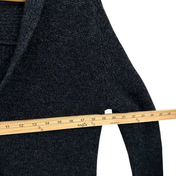 Pendleton Navy Blue 100% Shetland Wool Button Up V-Neck Cardigan Size S - Picture 6 of 7